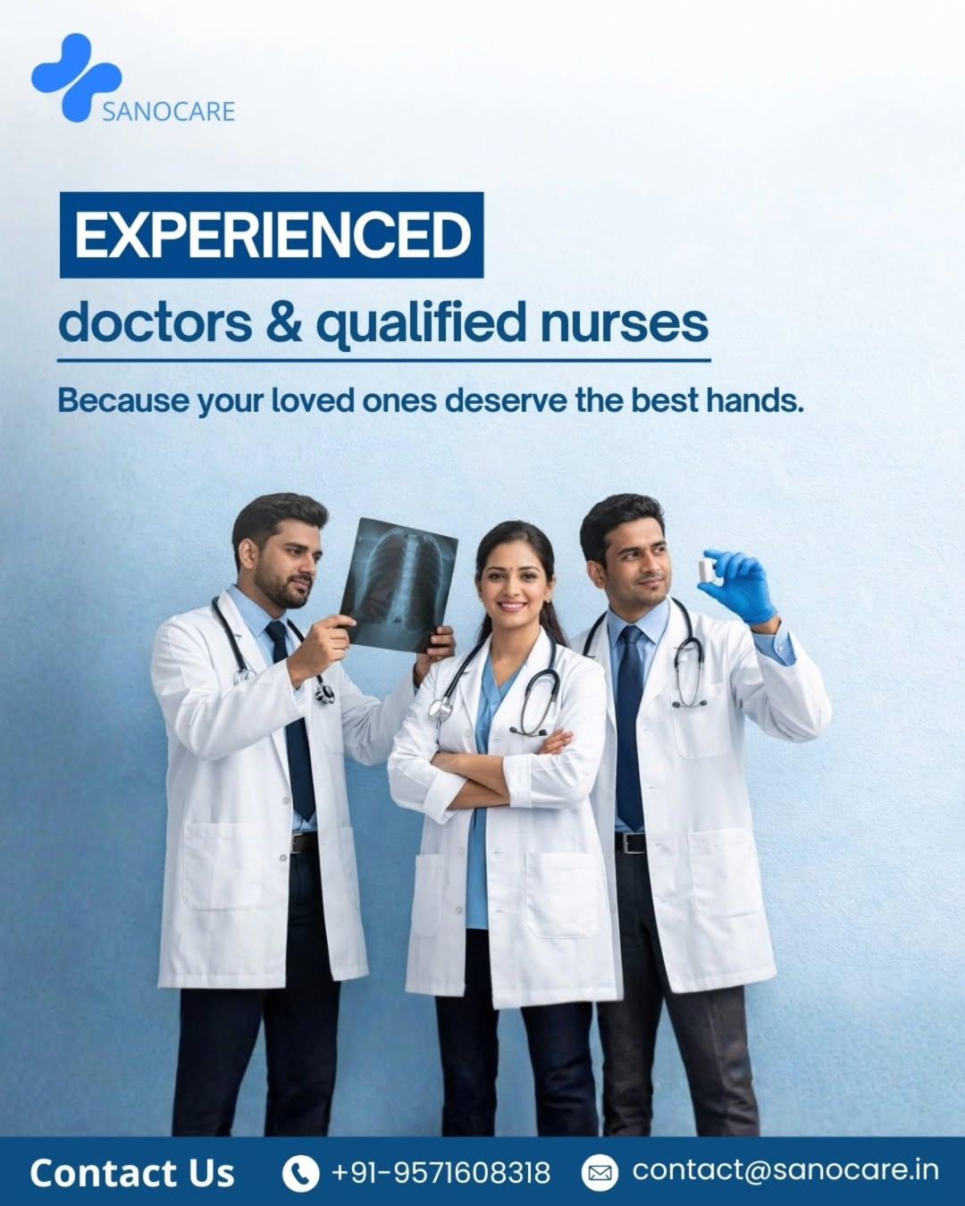 Sanocare's experienced doctors and qualified nurses